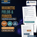 Magnetic Fields & Forces Substitute Lesson Plan cover
