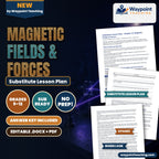 Magnetic Fields & Forces Substitute Lesson Plan cover