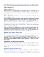 Mechanical & Standing Waves 5E Lesson Plan sample page