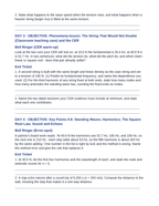 Mechanical & Standing Waves Bell Ringers & Exit Tickets sample page