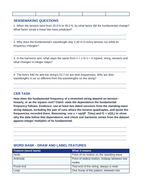 Mechanical & Standing Waves Phenomena-Based Lesson: The String That Would Not Double: Standing Waves Against Tension Student Response Sheet sample page