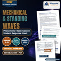Mechanical & Standing Waves Phenomena-Based Lesson: The String That Would Not Double: Standing Waves Against Tension Student Response Sheet cover