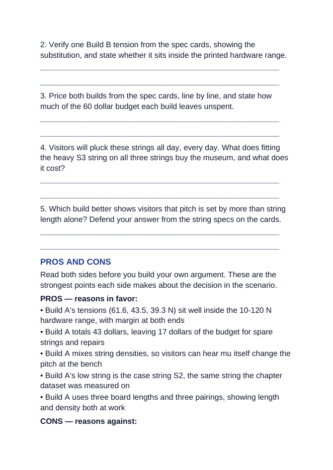 Mechanical & Standing Waves Real-World Case Study sample page