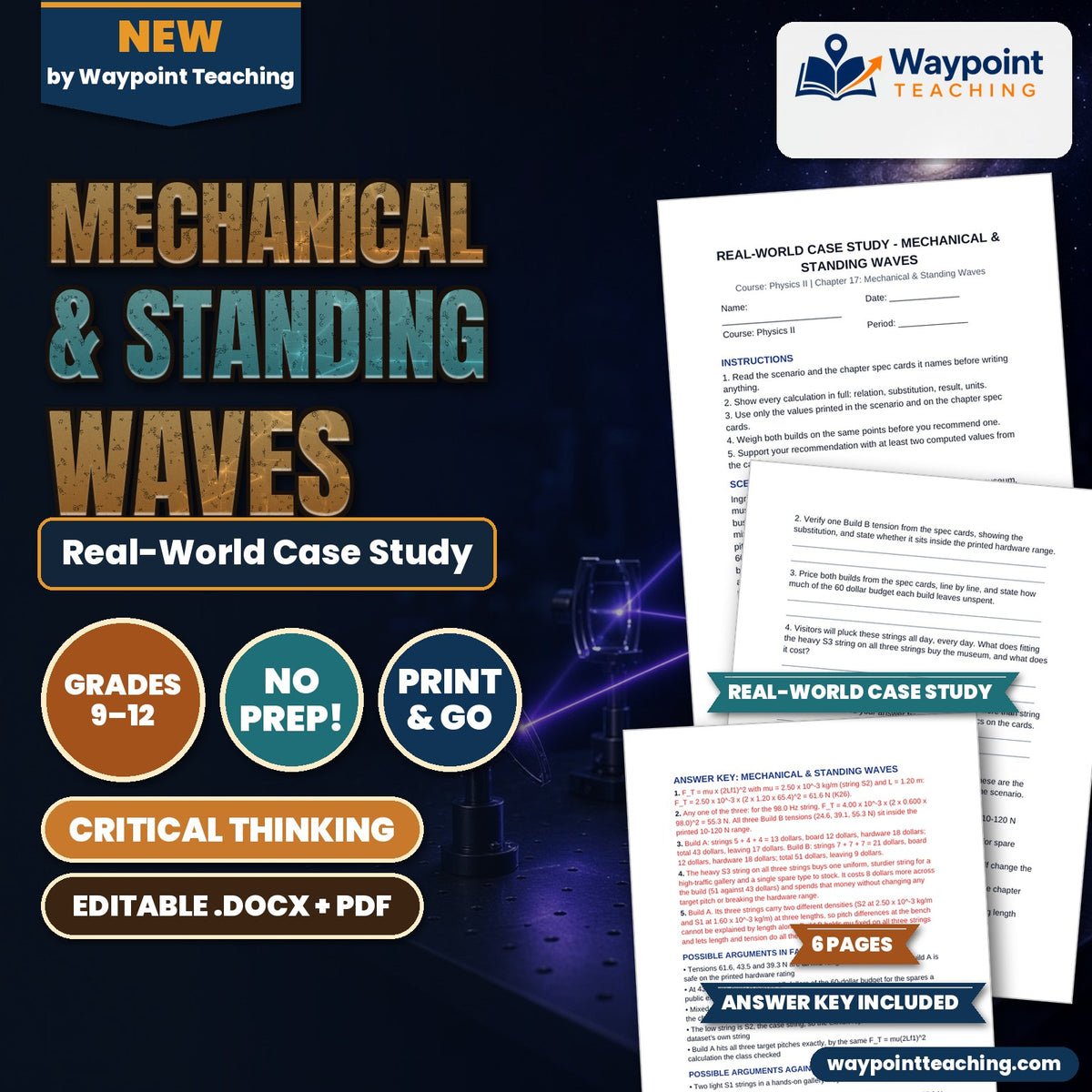 Mechanical & Standing Waves Real-World Case Study cover