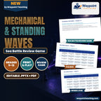 Mechanical & Standing Waves Sea Battle Review Game cover