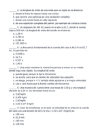 Mechanical & Standing Waves Spanish Unit Test sample page