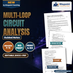 Multi-Loop Circuit Analysis Guided Notes cover