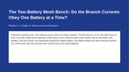 Multi-Loop Circuit Analysis Phenomena-Based Lesson: The Two-Battery Mesh Bench: Do the Branch Currents Obey One Battery at a Time? Presentation sample page