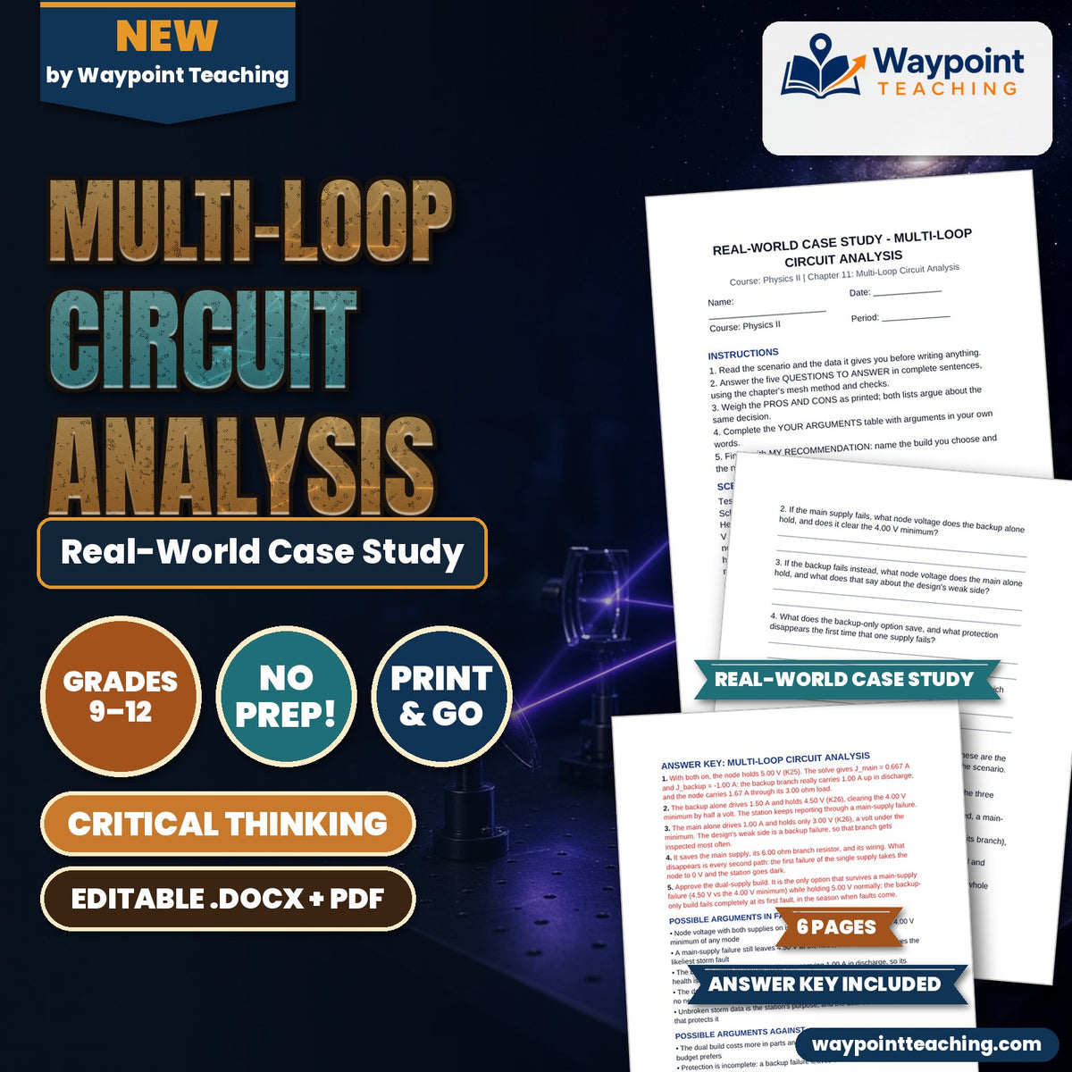 Multi-Loop Circuit Analysis Real-World Case Study cover