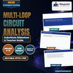 Multi-Loop Circuit Analysis Substitute Slideshow & Teacher Guide cover