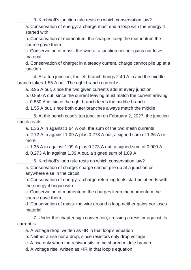 Multi-Loop Circuit Analysis Unit Test sample page