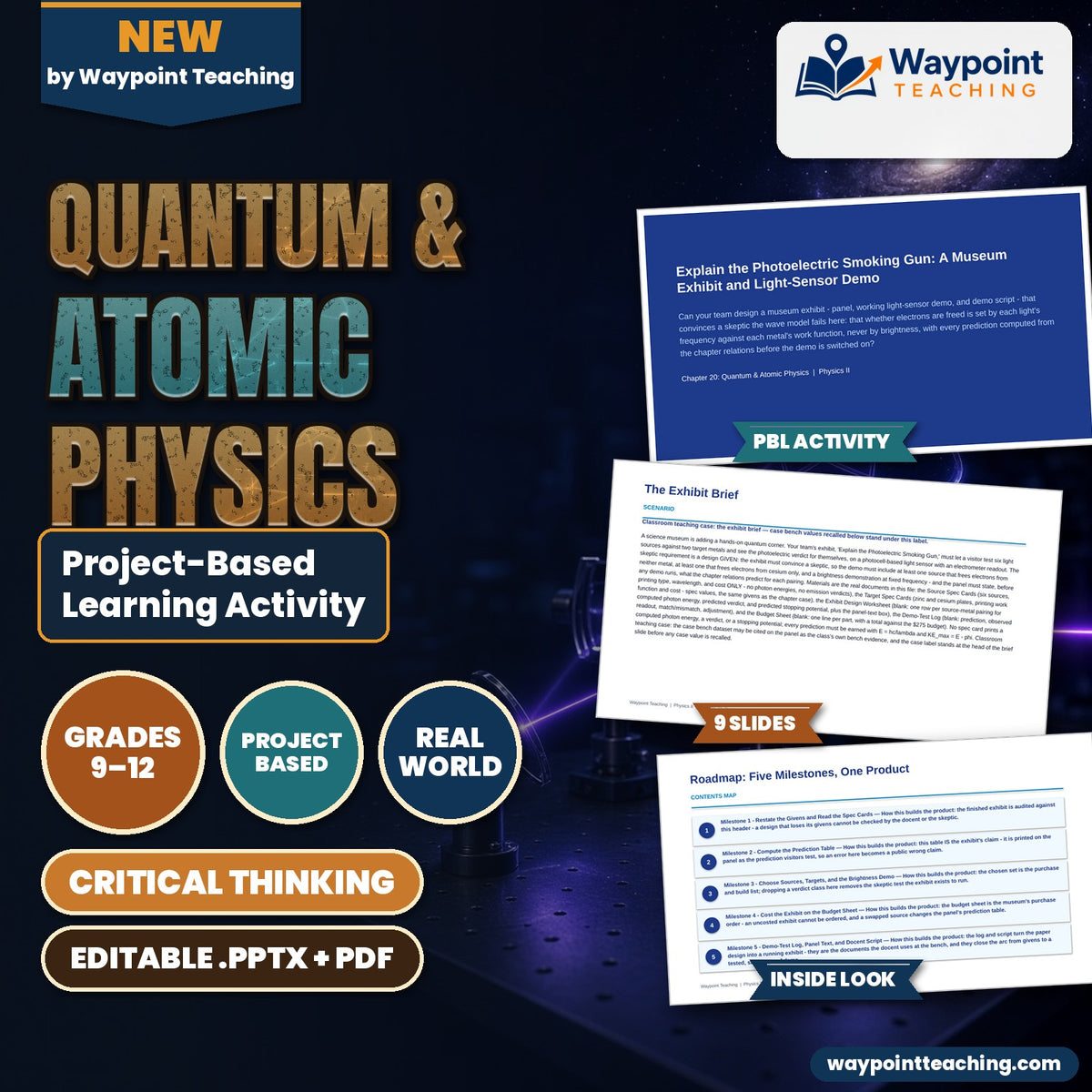 Quantum & Atomic Physics Project-Based Learning Activity cover
