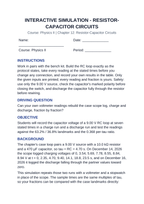 Resistor-Capacitor Circuits Interactive Simulation sample page