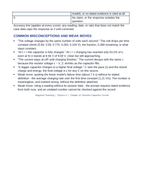 Resistor-Capacitor Circuits Model Response & Scoring Guide sample page