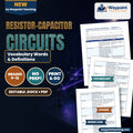 Resistor-Capacitor Circuits Vocabulary Words & Definitions cover