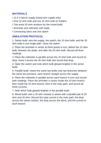 Series & Parallel Circuits Interactive Simulation sample page