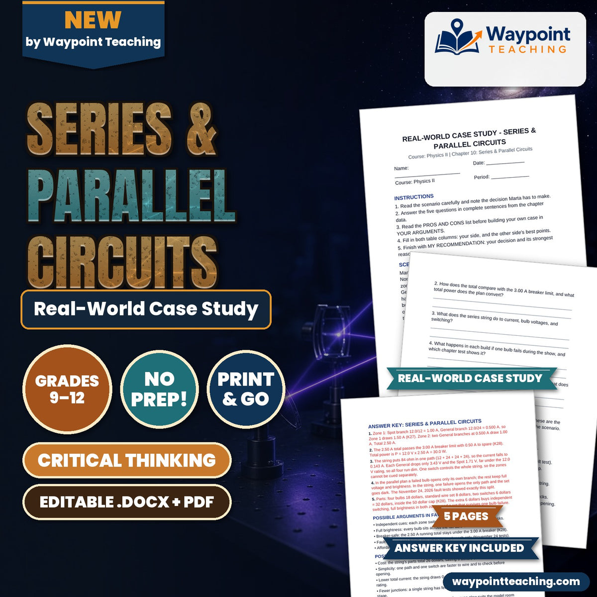 Series & Parallel Circuits Real-World Case Study cover