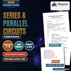 Series & Parallel Circuits Spanish Guided Notes cover