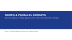Series & Parallel Circuits Substitute Slideshow & Teacher Guide sample page