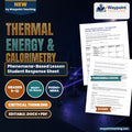 Thermal Energy & Calorimetry Phenomena-Based Lesson: The Calorimeter Shortfall: Where Did the Energy Go? Student Response Sheet cover