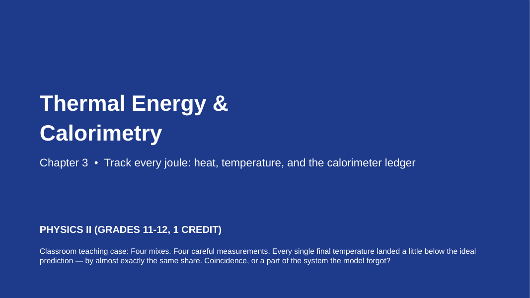 Thermal Energy & Calorimetry Slide Show Presentation sample page