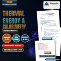 Thermal Energy & Calorimetry Spanish Guided Notes cover