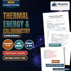 Thermal Energy & Calorimetry Spanish Guided Notes cover