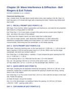 Wave Interference & Diffraction Bell Ringers & Exit Tickets sample page