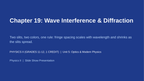 Wave Interference & Diffraction Slide Show Presentation sample page