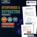 Wave Interference & Diffraction Spanish Guided Notes cover