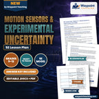 Motion Sensors & Experimental Uncertainty 5E Lesson Plan cover