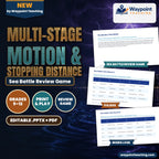 Multi-Stage Motion & Stopping Distance Sea Battle Review Game cover