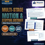 Multi-Stage Motion & Stopping Distance Slide Show Presentation cover