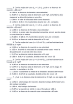 Multi-Stage Motion & Stopping Distance Spanish Unit Test sample page