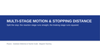 Multi-Stage Motion & Stopping Distance Substitute Slideshow & Teacher Guide sample page