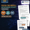 Position-Time Graphs & Instantaneous Velocity Guided Notes cover