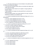 Position-Time Graphs & Instantaneous Velocity Spanish Unit Test sample page