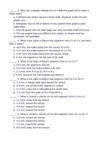 Position-Time Graphs & Instantaneous Velocity Unit Test sample page
