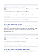 Reference Frames & Displacement Bell Ringers & Exit Tickets sample page