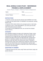Reference Frames & Displacement Real-World Case Study sample page