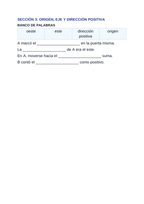 Reference Frames & Displacement Spanish Guided Notes sample page