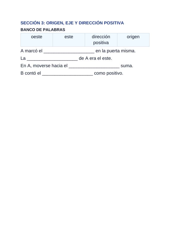Reference Frames & Displacement Spanish Guided Notes sample page