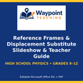 Reference Frames & Displacement Substitute Slideshow & Teacher Guide cover