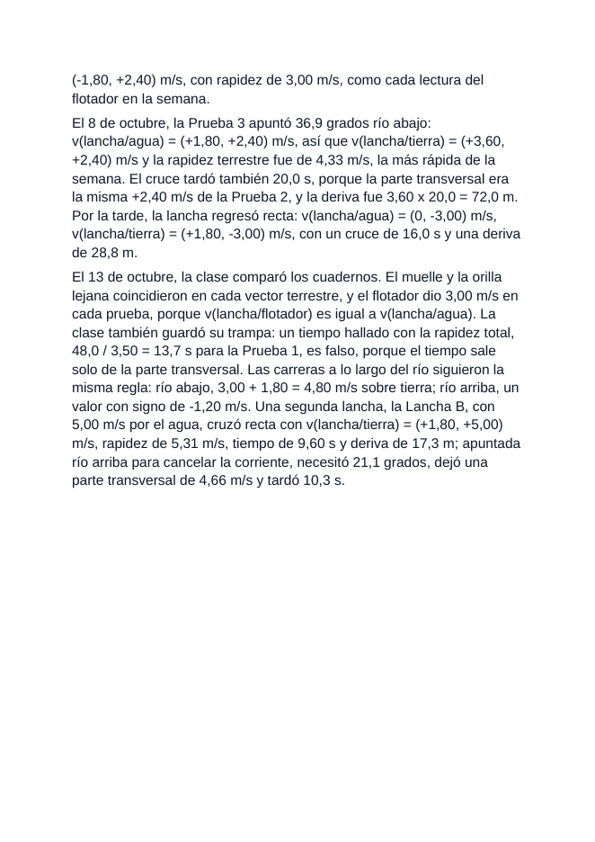 Relative Velocity & Reference Frames Spanish Reading Passage & Comprehension Questions sample page