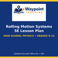 Rolling Motion Systems 5E Lesson Plan cover