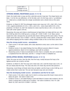 Rolling Motion Systems Model Response & Scoring Guide sample page