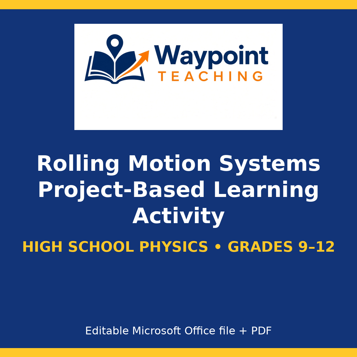 Rolling Motion Systems Project-Based Learning Activity cover