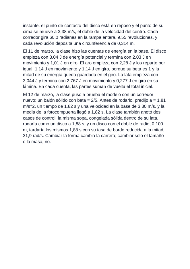 Rolling Motion Systems Spanish Reading Passage & Comprehension Questions sample page