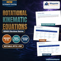 Rotational Kinematic Equations BINGO Review Game cover