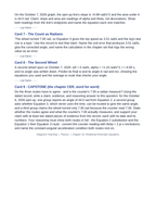 Rotational Kinematic Equations CER Task Cards sample page